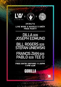 free party at gorilla this friday! 