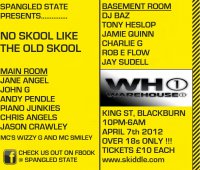 SPANGLED STATE @ WAREHOUSEONE BLACKBURN 7TH APRIL 2012