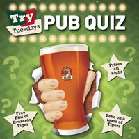 Take on the players at the Try Tuesdays Pub Quiz
