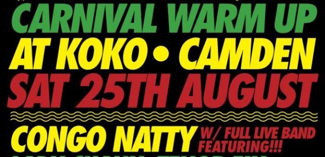 Win! Ticket to Vagabondz Carnival warm up party 