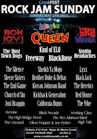 Rock Jam Sunday 5th May