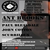 Big Fist Manchester Presents Ant Brooks