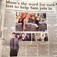 The SamStock Girls have finally made page 3................ of the Essex Chronicle!