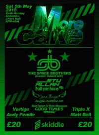 More Cake @ Park Hall Sat 5th May 2018