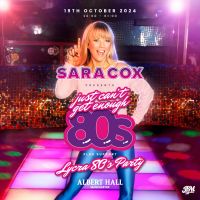 Sara Cox to bring 80s classics to Manchester
