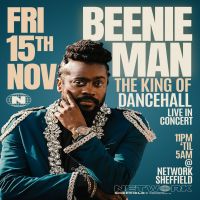 Beenie Man heads to Sheffield for one night only this November 