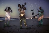 James Trumpeter Andy Diagram & Spaceheads Audio-Visual Electro-Jazz-Dance Show Lights Up Gullivers