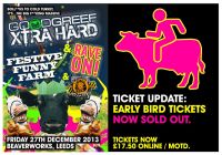 GG Xtra Hard & Rave On - Early birds SOLD OUT