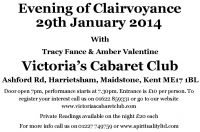 Demonstration of Mediumship - 29th Jan 2014