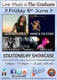 Staxtonbury Showcase Live music event