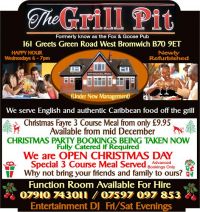 The Grill Pit - Newly Refurbished Bar and Grill.