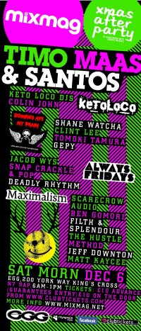 Timo Mass Interview :: Mixmag Xmas Afterparty