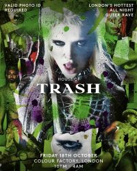 Lineup announced for House of Trash's Pre-Halloween party