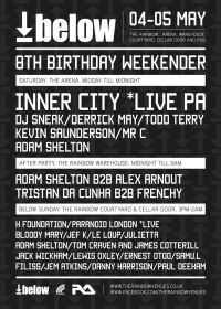 Inner City headline Below 8th Birthday Weekender 