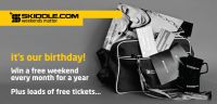 Win! A bag full of tickets & cash courtesy of skiddle.com