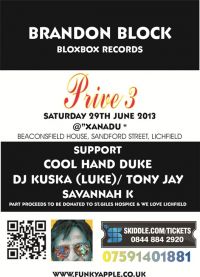 Prive 3 set to do it again at "XANADU" Lichfield