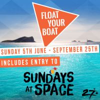 Float Your Boat All aboard the Official Boat Party for Sundays at Space!