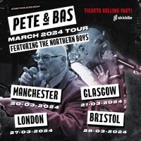 Iconic duo Pete and Bas announce March tour