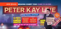 Peter Kay announces final tour dates, will donate profits to cancer charities