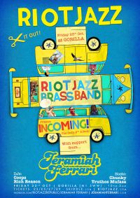 coming up at gorilla - riot jazz, apesh*t & halloween weekend 
