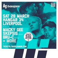BASSJAM BRING DRUM & BASS LEGEND MACKY GEE, BASS DJ SKEPSIS & BRU-C TO LIVERPOOLS HANGAR34 JOINED BY MANY MORE OF THE FINEST LOCAL TALENTS