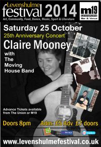 Claire Mooney to celebrate 25th Anniversary with special gig at Levfest