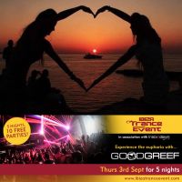 Join Goodgreef on the White Isle for Ibiza Trance Event 2015