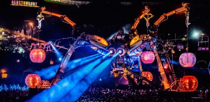 Arcadia's Metamorphosis show burns bright at Glastonbury