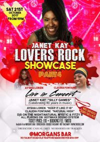 JANET KAY LIVE REGGAE STAGE SHOW