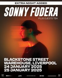 Sonny Fodera returns to Liverpool for two nights in early 2025