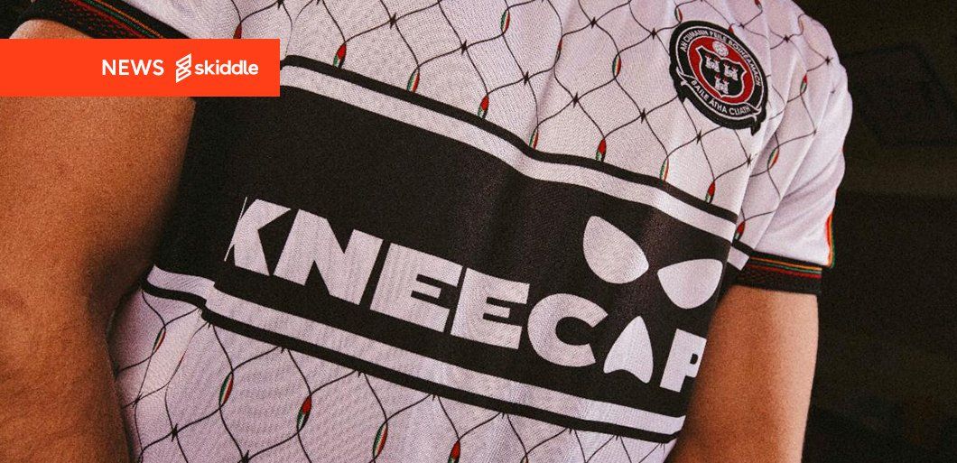 Bohemian FC and Kneecap launch 2026 away jersey supporting ACLA&Iacute; Palestine